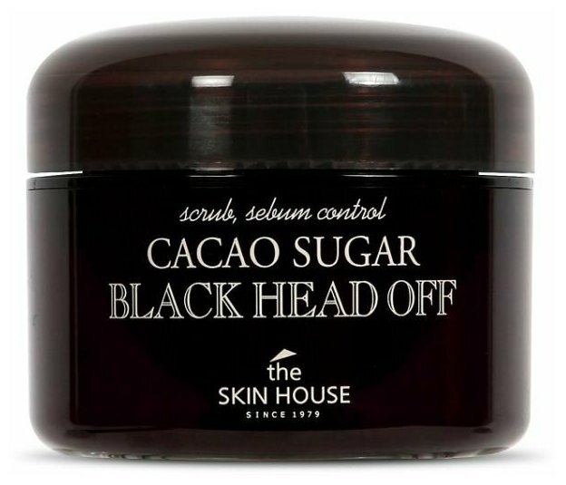 Скраб против черных точек с сахаром и какао Cacao Sugar Black Head Out, THE SKIN HOUSE, 50гр, 8809080823194
