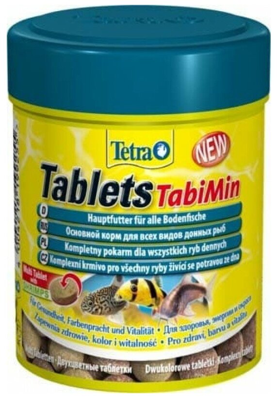 Tetra (корма) Корм для всех видов донных рыб Tablets TabiMin 275 табл. 199255 0,085 кг 36370 (1 шт)