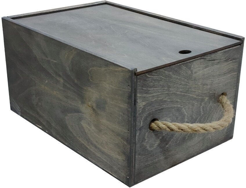 Ящик для хранения ZELwoodBOX, 32 х 22 х 16,5 см, венге