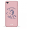 Чехол Pump Silicone Minimalistic Case for iPhone SE2/8/7 Unicorn Girl - изображение