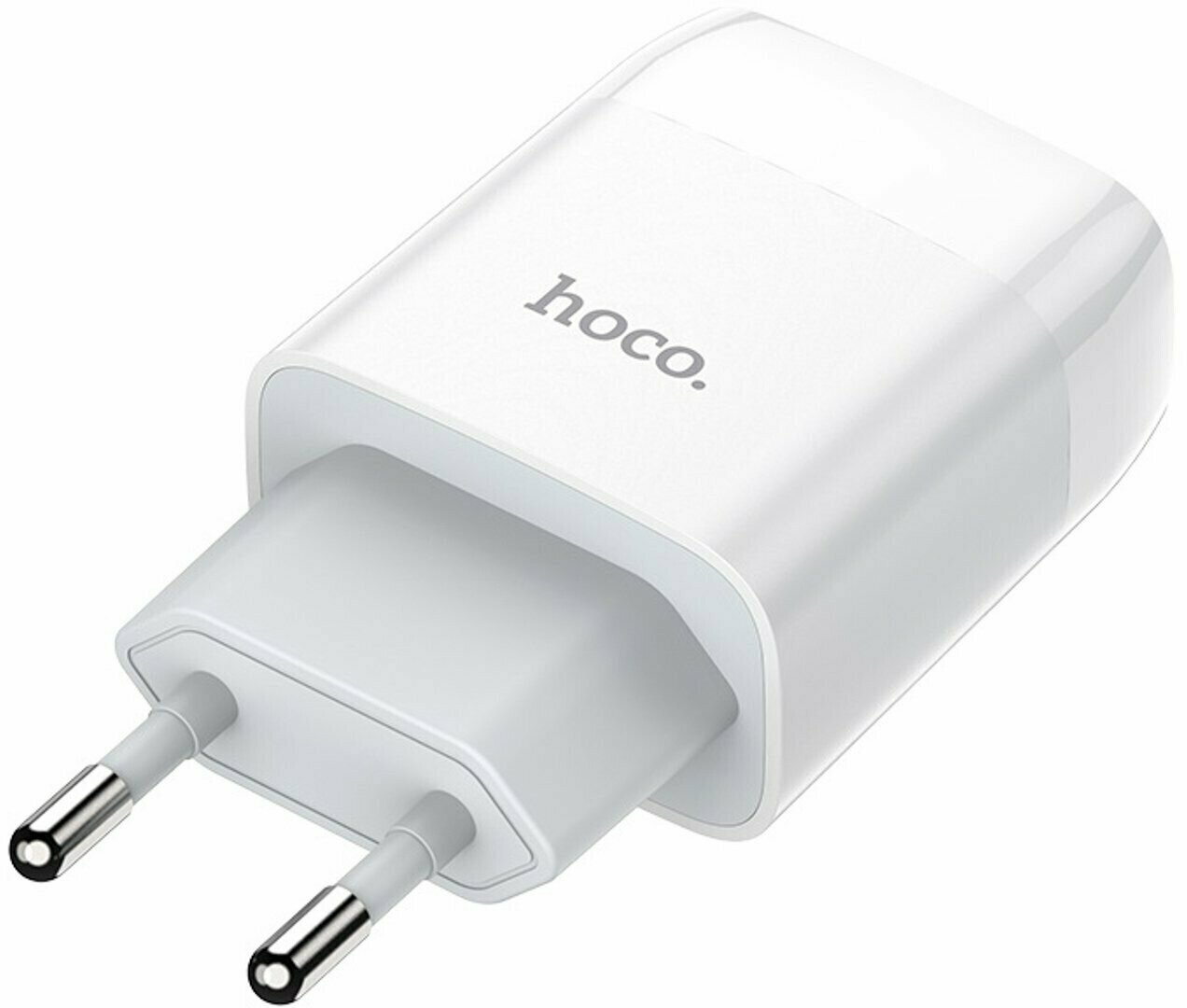 Сетевое зарядное устройство Hoco C73A Glorious + кабель Lightning