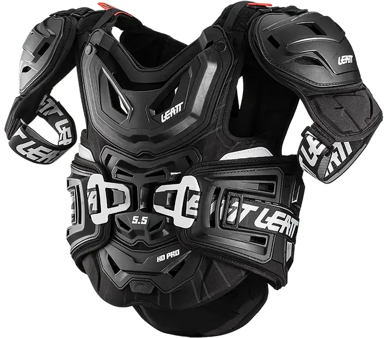 Защита панцирь для мотоцикла эндуро/мотокросс Leatt Chest Protector 5.5 Pro HD (Black OS 2022 (5014101101))