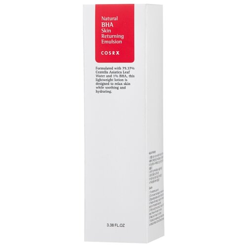 фото COSRX Лечебная эмульсия для проблемной кожи Natural BHA Skin Returning Emulsion, 100 мл