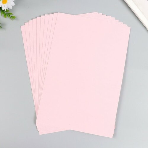 Фоамиран 1 мм 20х30 см набор 10 листов BK027 пыльная роза 359₽