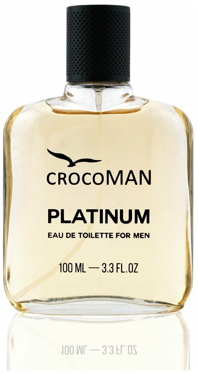 Туалетная вода мужская 100 мл, CrocoMAN Platinum