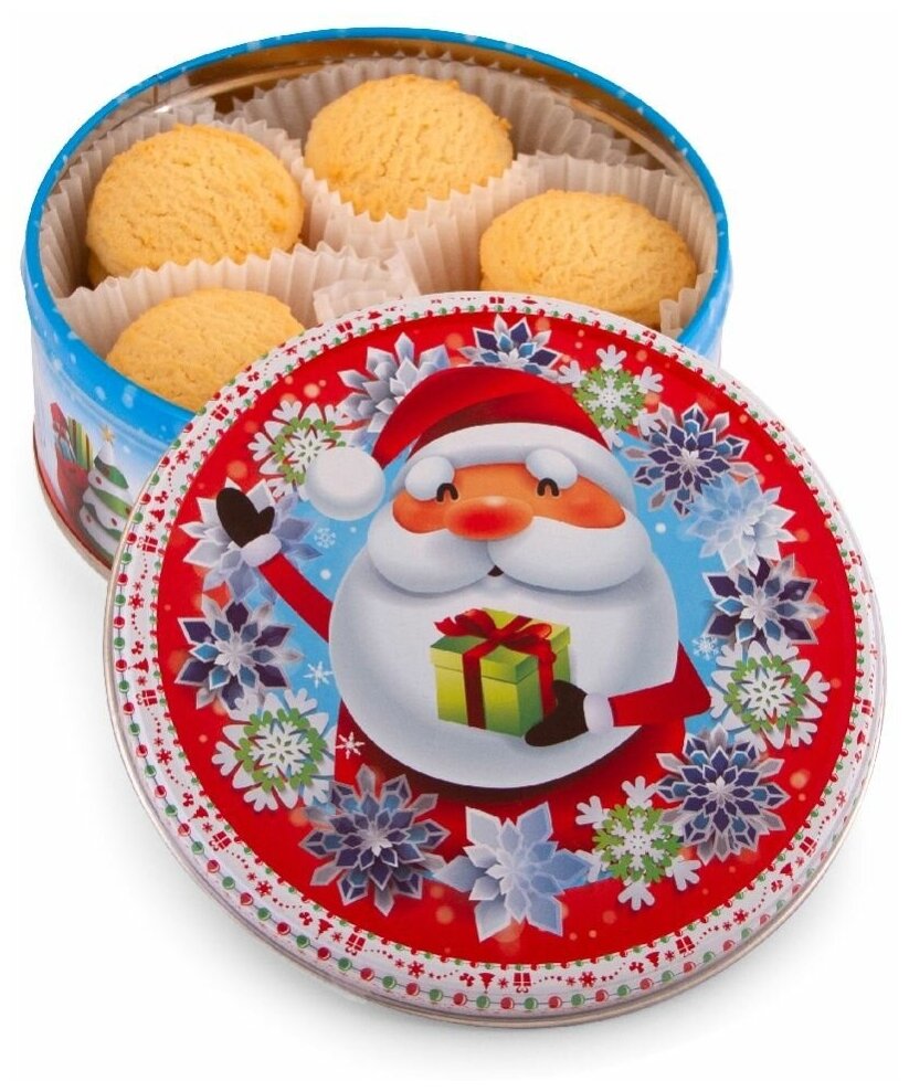 Сладкая Сказка REGNUM Дед Мороз и Снеговик печенье сдобное 150г - фотография № 8