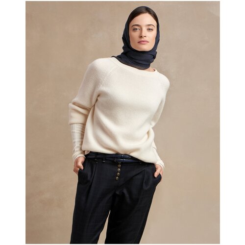 Джемпер Natalie German, кашемир, размер M, белый