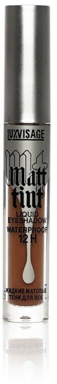 Тени для век LUXVISAGE MATT TINT LIQUID EYESHADOW WATERPROOF 12H жидкие матовые тон 109 - фотография № 2