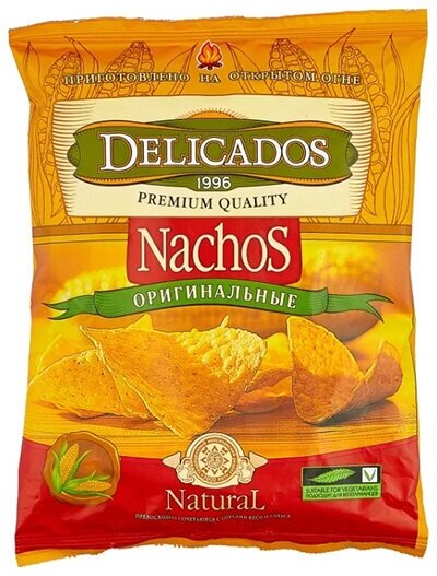 Чипсы кукурузные Delicados Nachos Оригинальные