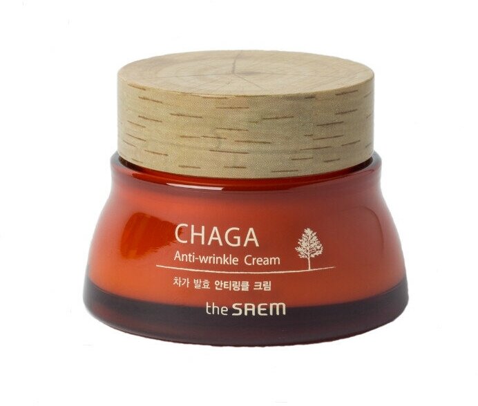 Крем для лица антивозрастной The Saem Chaga Anti-Wrinkle Cream 60мл - фото №4