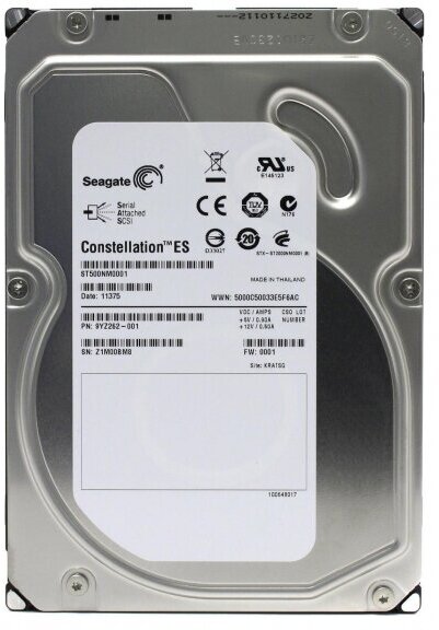 Жесткий диск Seagate ST500NM0001 500Gb SAS 3,5" HDD