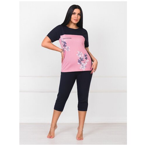 фото Женский костюм домашний silence темно-синий 60 кулирка brosko