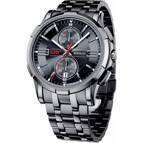 фото Наручные часы sokolov, серебряный, серый