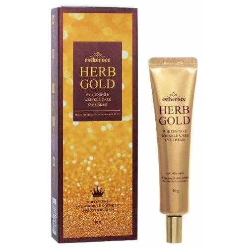 Deoproce Estheroce Herb Gold Eye Cream Омолаживающий крем для век 40гр