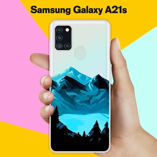 Силиконовый чехол Горы и озеро на Samsung Galaxy A21s силиконовый чехол горы и озеро на samsung galaxy m30s