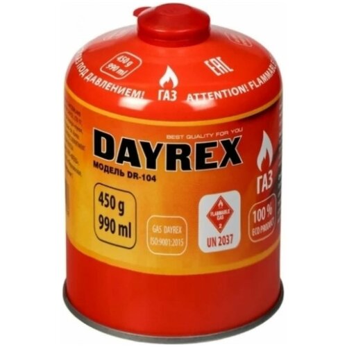 DAYREX DR-104 Газовый баллон 1 шт / картридж для грилей и газовых горелок