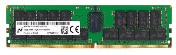 Оперативная память Micron 32 ГБ DDR4 2666 МГц DIMM CL19 MTA36ASF4G72PZ-2G6