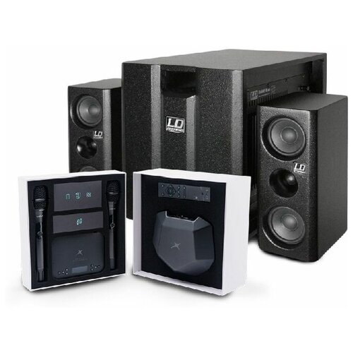 Караоке система X-STAR Karaoke Box + акустика LD Systems DAVE 8 XS, комплект компактный активный комплект pa системы ld systems dave 15 g3