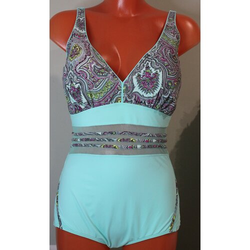 фото Купальник , размер 40, голубой feifoong