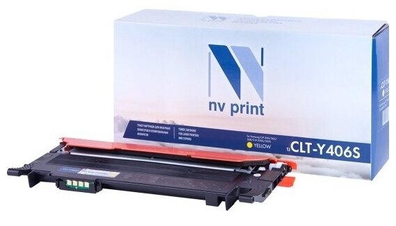 Картридж NV Print CLT-Y406S Yellow для Samsung CLP-360/365/368/CLX-3300/3305 (1000k)