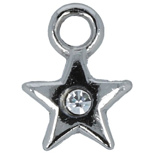 TORIONI PT032 Подвеска 20 х 25 мм №06 черный никель (прозрачный) 1715836882