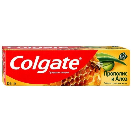 Зубная паста Colgate Прополис и Алоэ, 100 мл, 6шт уход за полостью рта modum паста зубная 32 жемчужины свежее дыхание и защита от бактерий