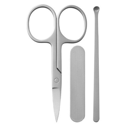 фото Набор xiaomi nail clipper five piece set, белый/серебристый, 5 предметов