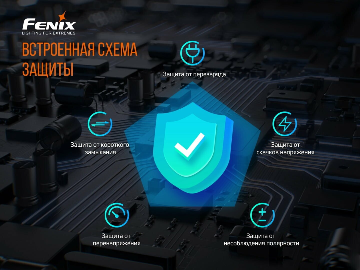 Зарядное устройство Fenix ARE-X1 (18650 26650 21700) ARE-X1V20