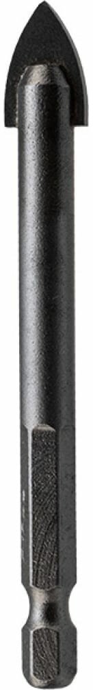 KRANZ Сверло по стеклу и керамике 12 мм шестигранный хвостовик KR-91-0645