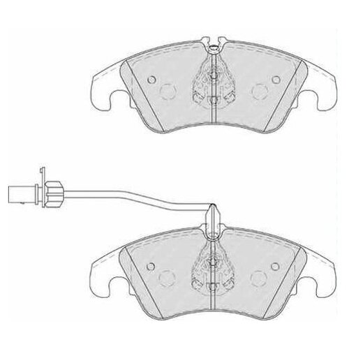 фото Комплект тормозных колодок ferodo