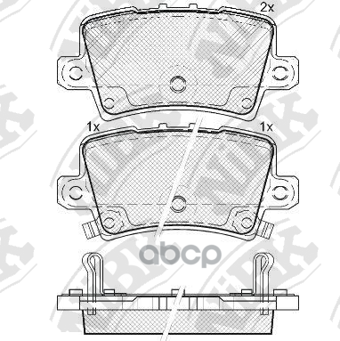 Pn8867 Nibk Колодки Тормозные Задние NiBK арт. PN8867