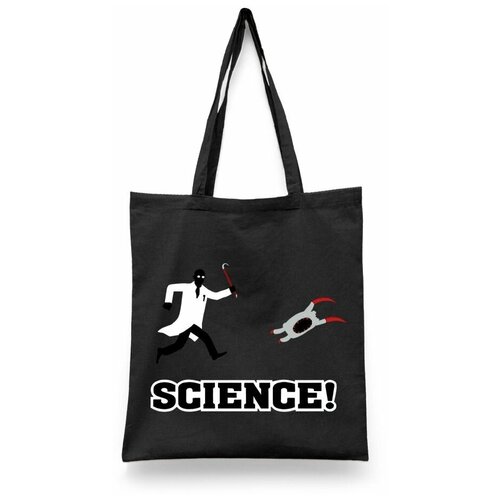 фото Сумка-шоппер унисекс каждому своё "half-life/гордон фримен" черная