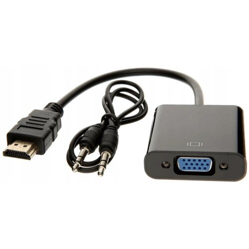 Аксессуар DGMedia HDMI - VGA с аудио выходом AT1014 15355 аксессуар atcom hdmi m vga f audio 10cm at1014