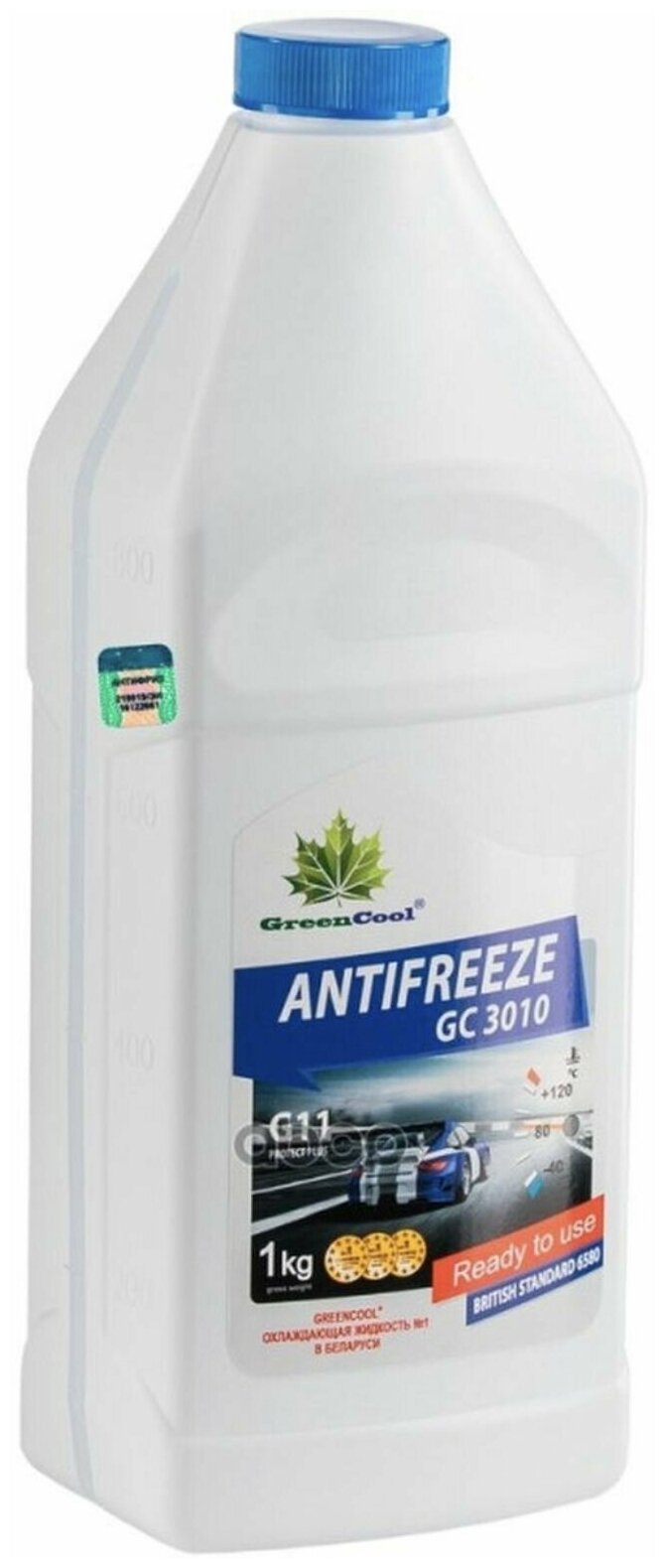 Антифриз G11 Greencool Gс3010 Готовый (Синий) 1Кг GreenCool арт. 791968