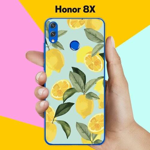 Силиконовый чехол на Honor 8X Лимоны / для Хонор 8 Икс силиконовый чехол на honor x30 лимоны для хонор икс 30