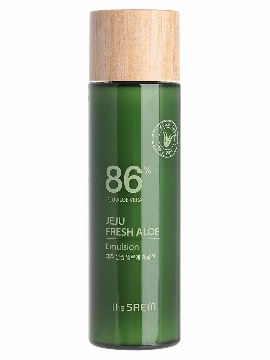 Эмульсия для лица увлажняющая с алоэ The Saem Jeju Fresh Aloe Emulsion I 155 мл - фото №2