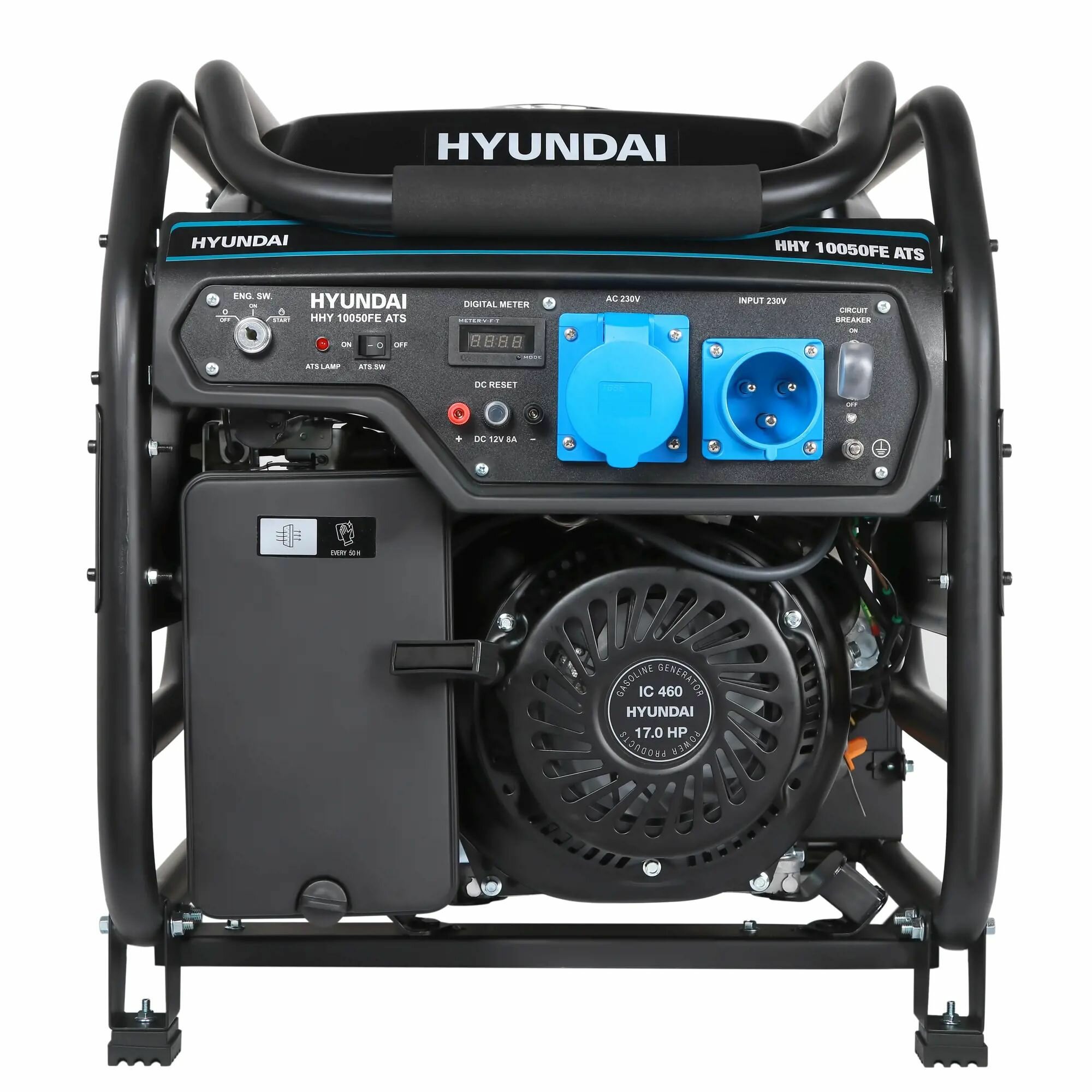 Генератор бензиновый Hyundai HHY 10050FE ATS, 8 кВт - фото №8