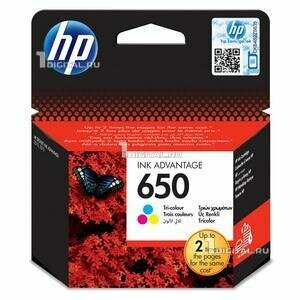 Картридж HP CZ102AE (650) трехцветный для DJ iA 1015/1515/1516/25152545/2645/3115/3545/4515/4545/4645