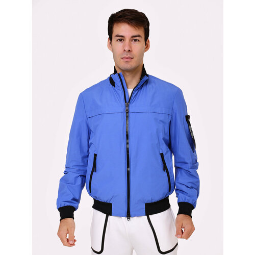 Куртка Peuterey, размер 52, синий ветровка мужская puma core run jkt цвет синий 51501807 размер xl 50