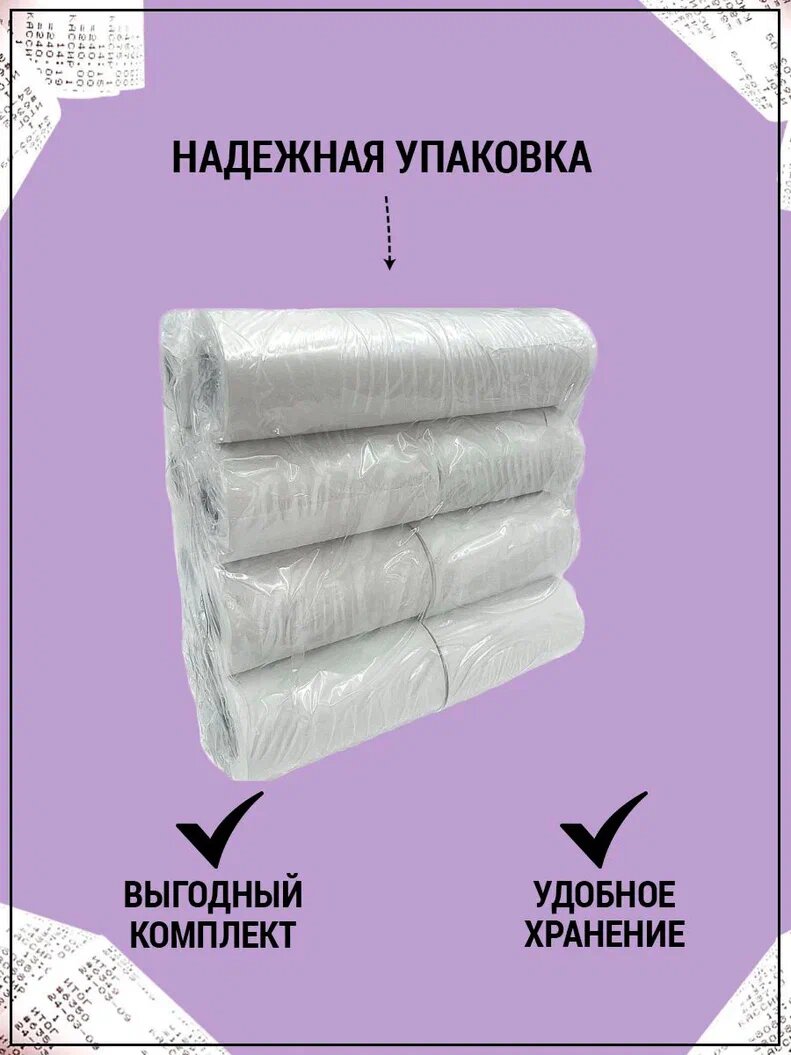 Чековая лента 57 мм для термопринтера, терминала и кассы AXLER кассовая лента для кассовых аппаратов термо в рулоне — фото 1