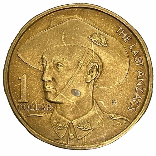 Австралия 1 доллар 1999 г. (C) (Последние из анзак) австралия 25 центов 2016 от анзак до афганистана битва за кокоду