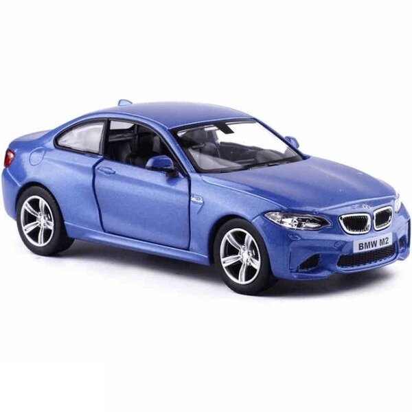 Машина металлическая RMZ City 1:32 BMW M2 Coupe with Strip инерционная 11,80х4,90х3,73 см - Uni Fortune [554034-BLU]