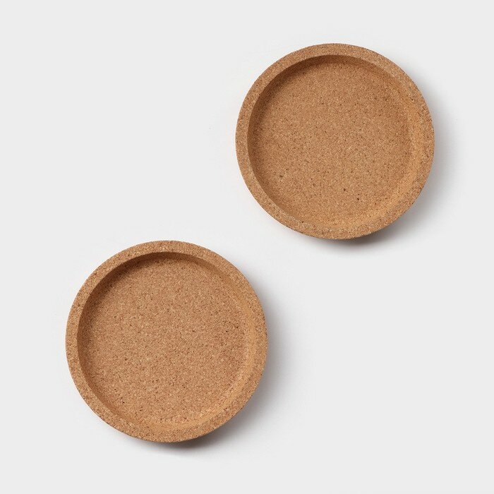 фото Набор подставок под горячее Доляна «Идея», 2 шт, d=10 см