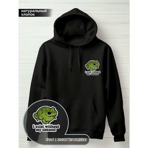 фото Худи hypnotica, размер xs, черный