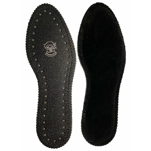 Стельки зимние термо, натуральный мех/термофольга/кожкартон, р.35/36