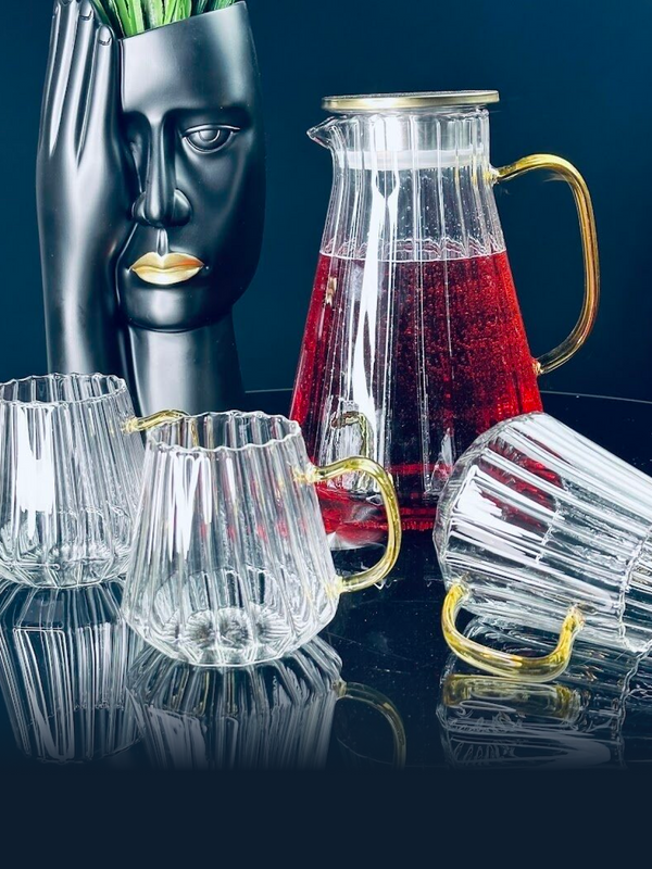 Графин со стаканами KupiOn, стекло, 7 предметов