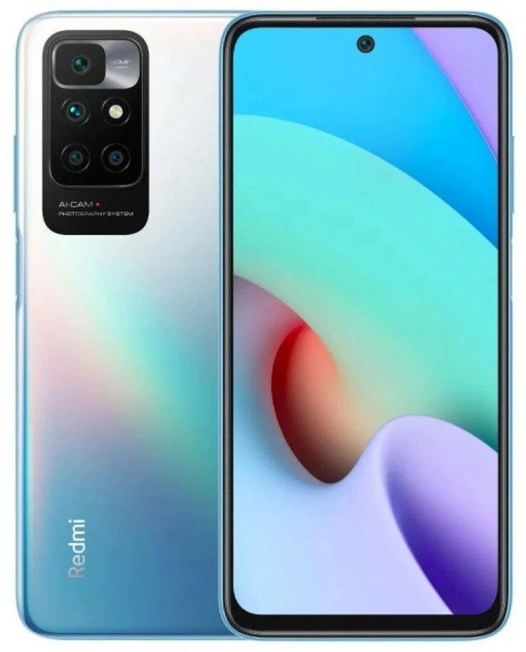 Смартфон Xiaomi Redmi 10 2022 NFC 4/64Gb Global Version Blue, синий