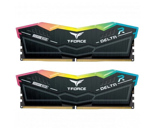 TEAM GROUP Оперативная память TEAM GROUP DDR5 TEAMGROUP T-Force Delta RGB 32GB (2x16GB) 8000MHz CL38 (38-48-48-84) 1.4V Black (FF3D532G8000HC38DDC0)