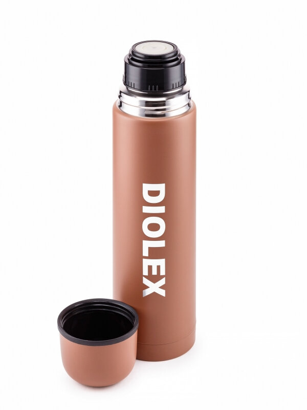 Термос цветной Diolex Dx-750-2c, 750 мл, какао . - фотография № 5