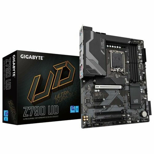 Мат плата GIGABYTE S-1700 Z790 UD 3xPCI-Ex16 2xPCI-Ex1 4xDDR5 3xM2 HDMIDP CrossFire ATX RTL 3032400₽